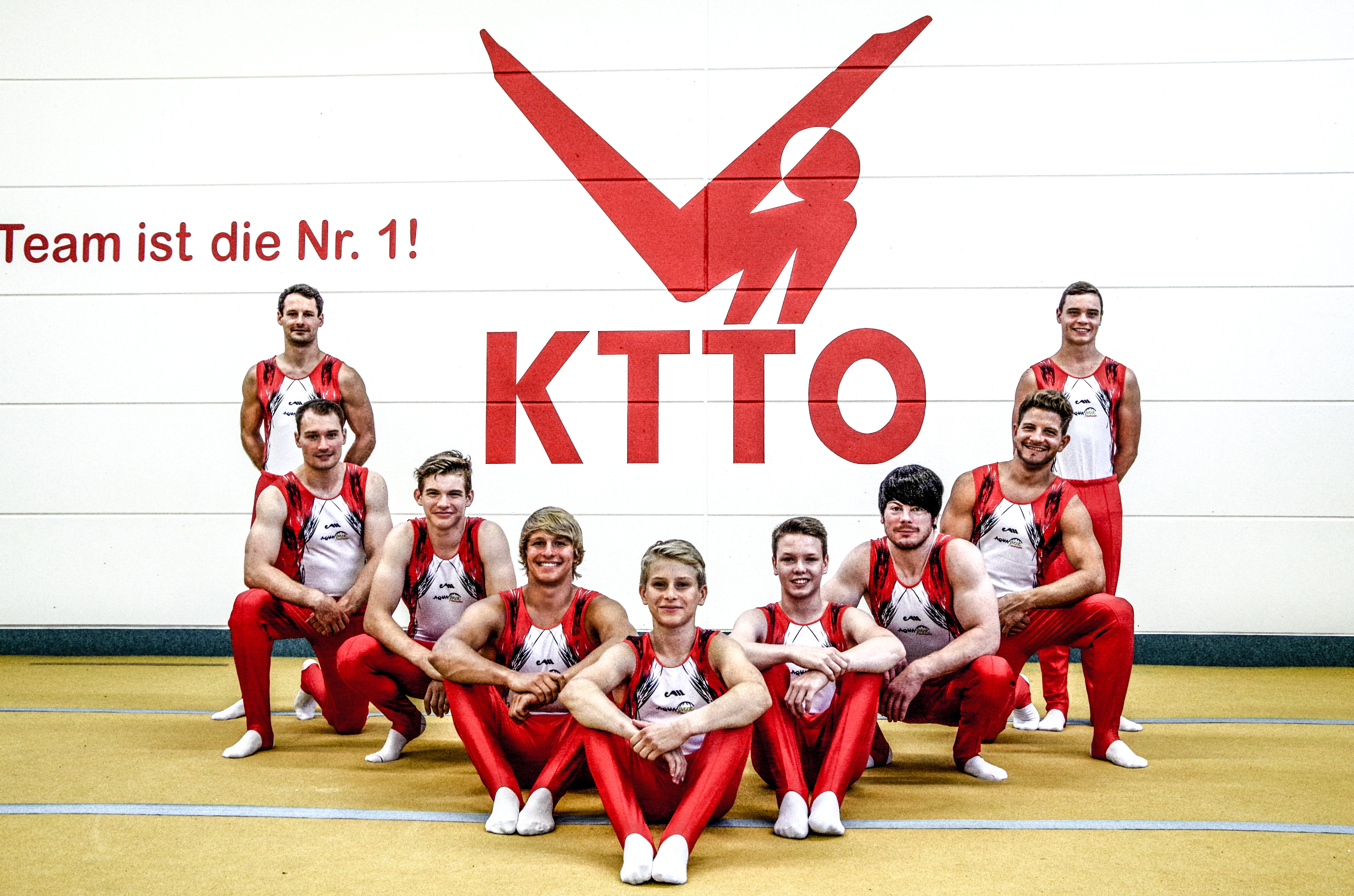 Das Bundesligateam des KTTO 2015 mit Nachwuchshoffnung ab 2016 Michael Donsbach