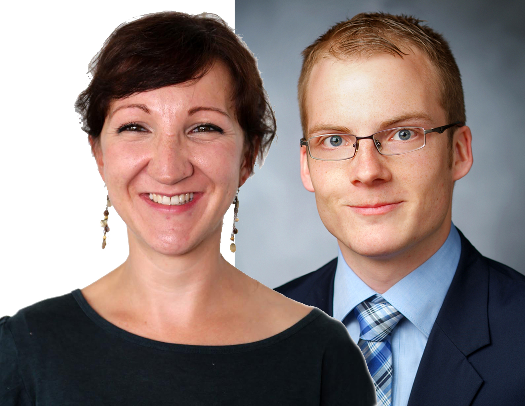 Ingrid Bozsoki und Alexander Oslislo.