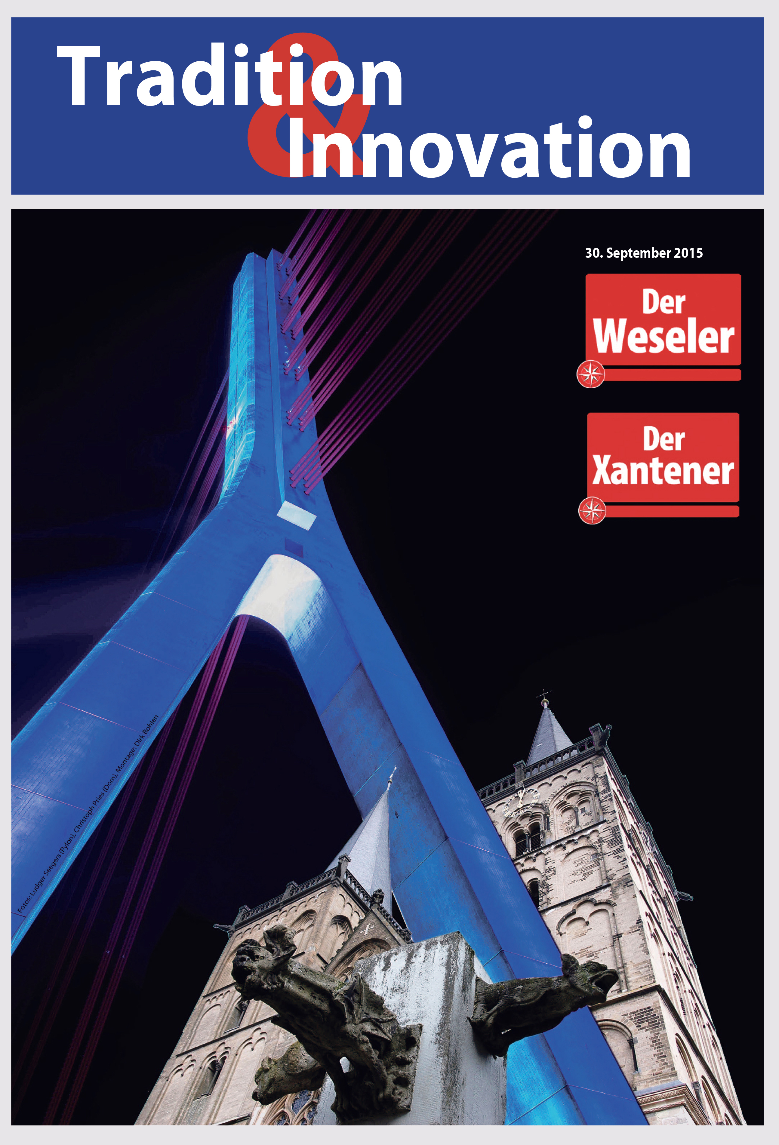 Das Titelblatt des Tabloids, das am 30. September unserer Ausgabe beigesteckt ist.