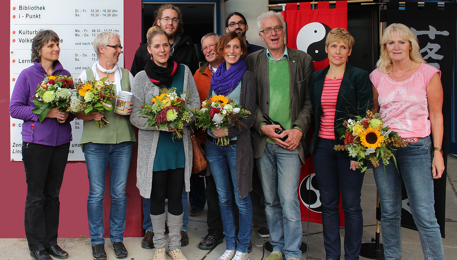 Ehrung von Unnaer Bürgern für ihr besonderes Engagement von rechts: Angelika Becker, Ksenija Sakelšek, Hermann Strahl