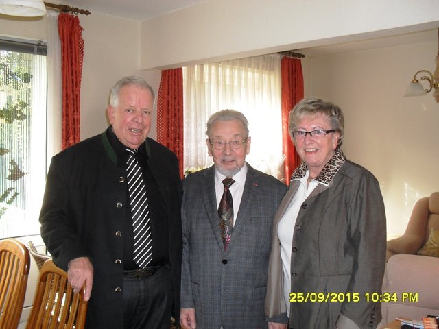 (v. l. n. r.) Gerd Franz, Heinrich Schepers und Gerda Jäger.