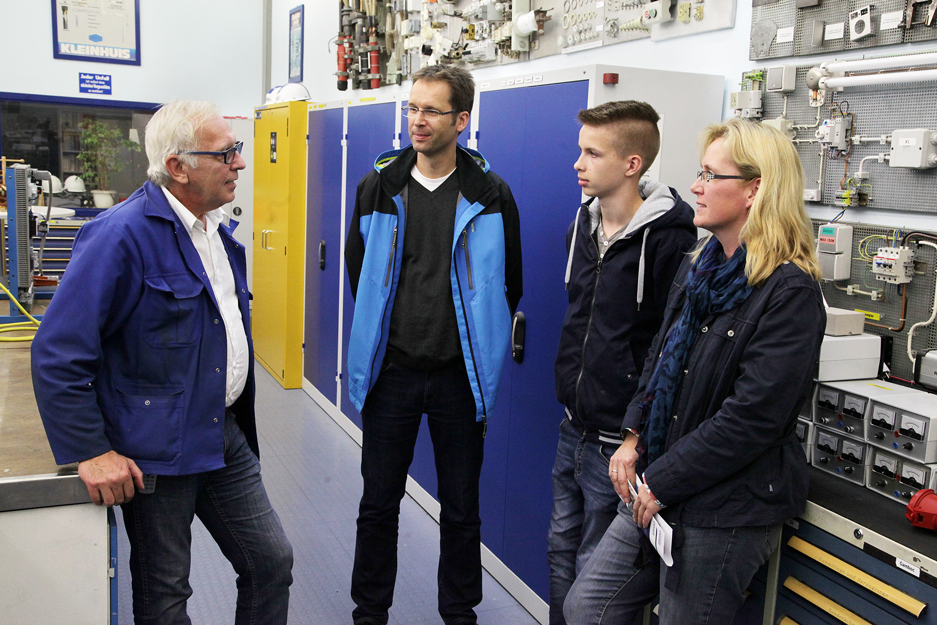 Die Nacht der Ausbildung bot Schülern viele Infos aus vier verschiedenen Firmen.