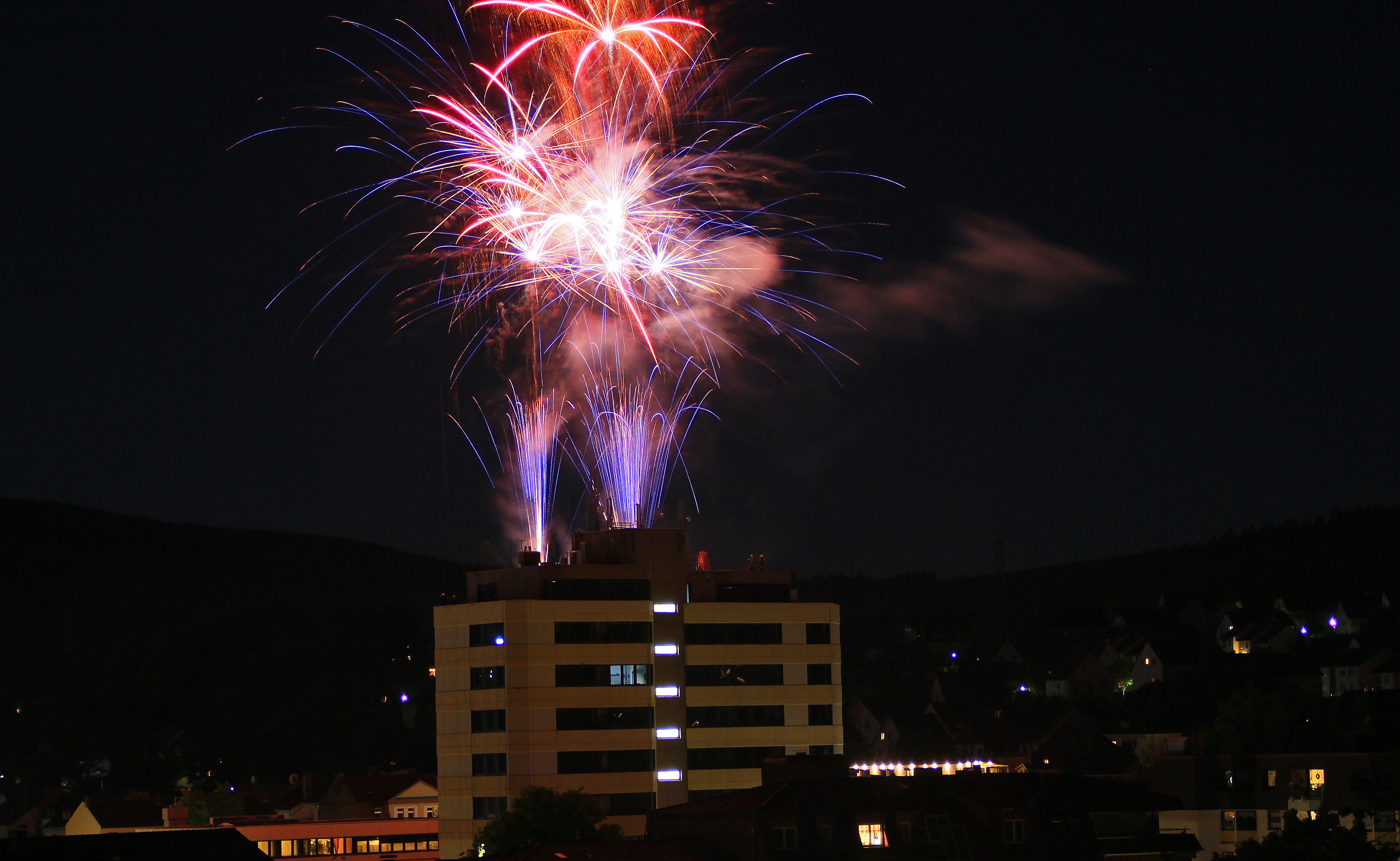 Abschlussfeuerwerk Hemeraner Herbsttage 2015