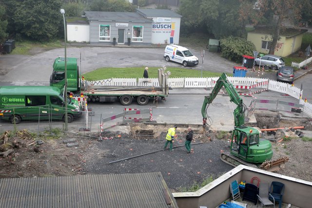 Probebohrungen nimmt der Kampfmittelräumdienst aktuell vor.