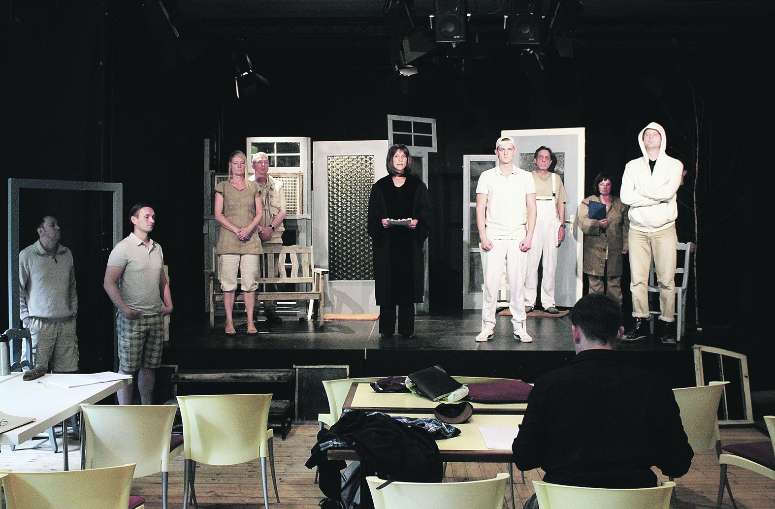 Das Haustheater des Kulturzentrums Wichern, Theater 36, spielt das dokumentarische Theaterstück „Der Kick“.