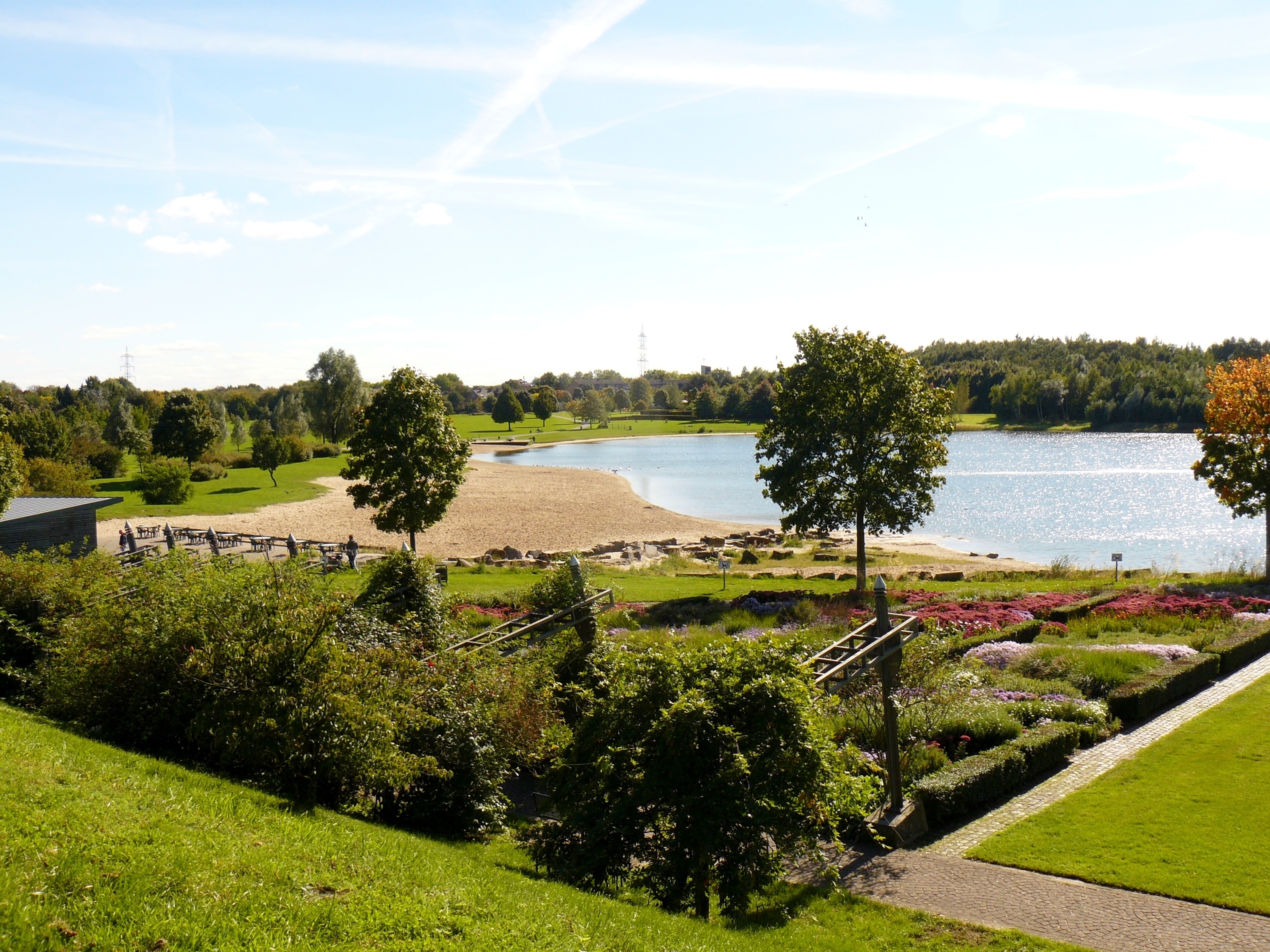 Schöner Blick auf den Horstmarer See.