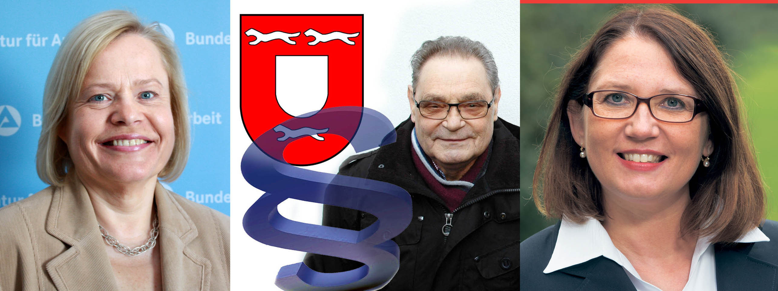Setzen sich für Inklusion am Arbeitsmarkt ein (v.l.): Barbara Ossyra (Agentur für Arbeit Wesel), Manfred Mertsching (ehrenamtl. Behindertenbeauftragter Stadt Wesel) und Bürgermeisterin Ulrike Westkamp.