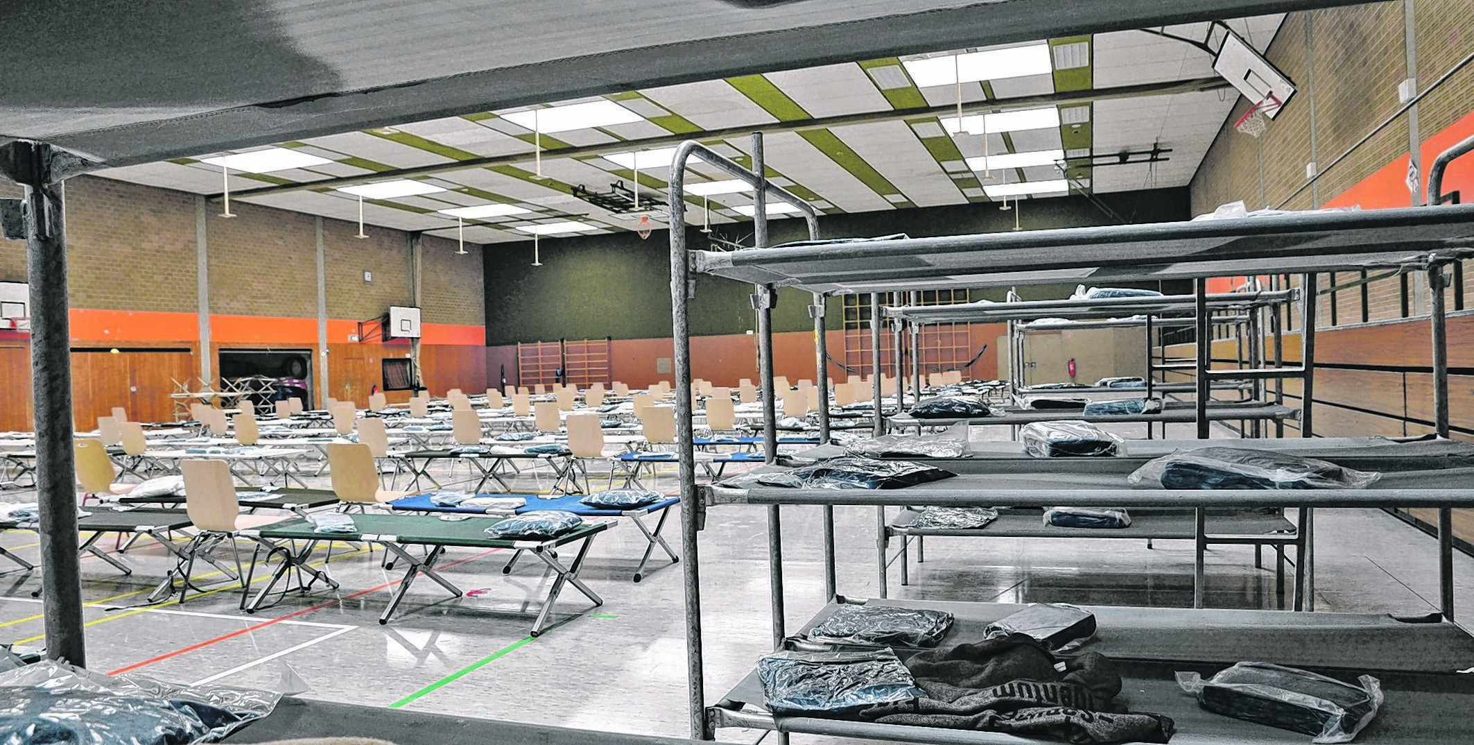 Wie schon in anderen Städten sollen jetzt auch in Essen Asylbewerber in Turnhallen untergebracht werden.