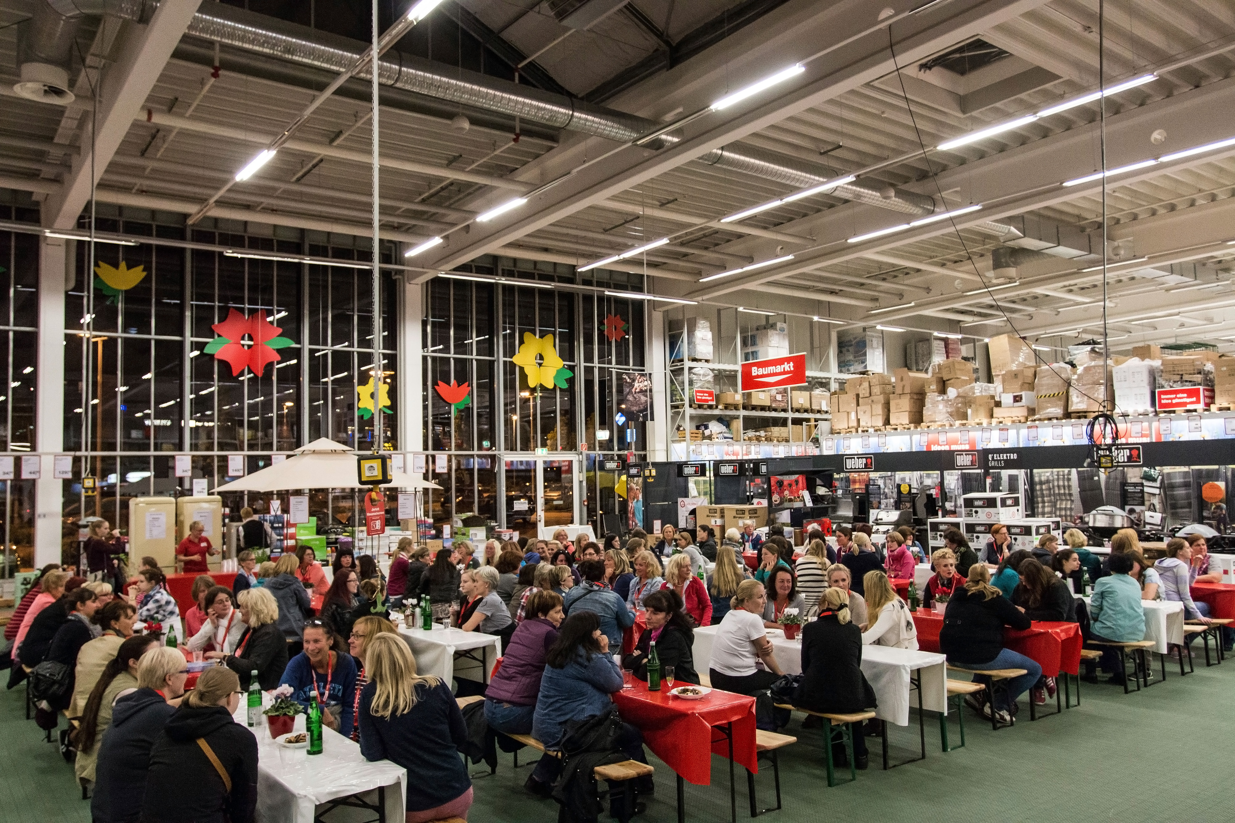 Bei der Ladies Night wurden die Teilnehmerinnen auch bewirtet.