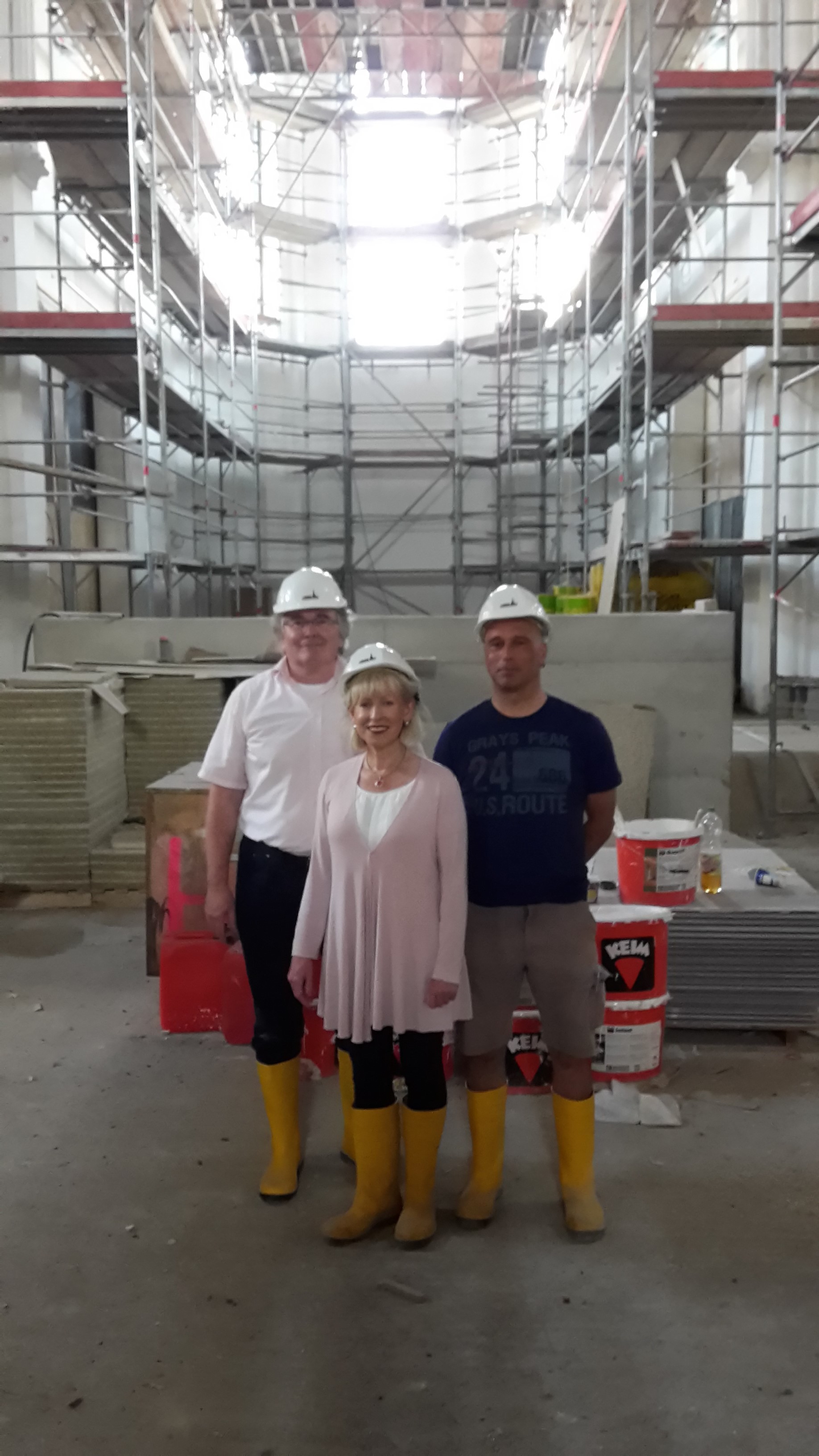 Lothar Gräfingholt, Monika Simshäuser, Jörg Obereiner(v.l.nr.) im Bochumer Musikzentrum