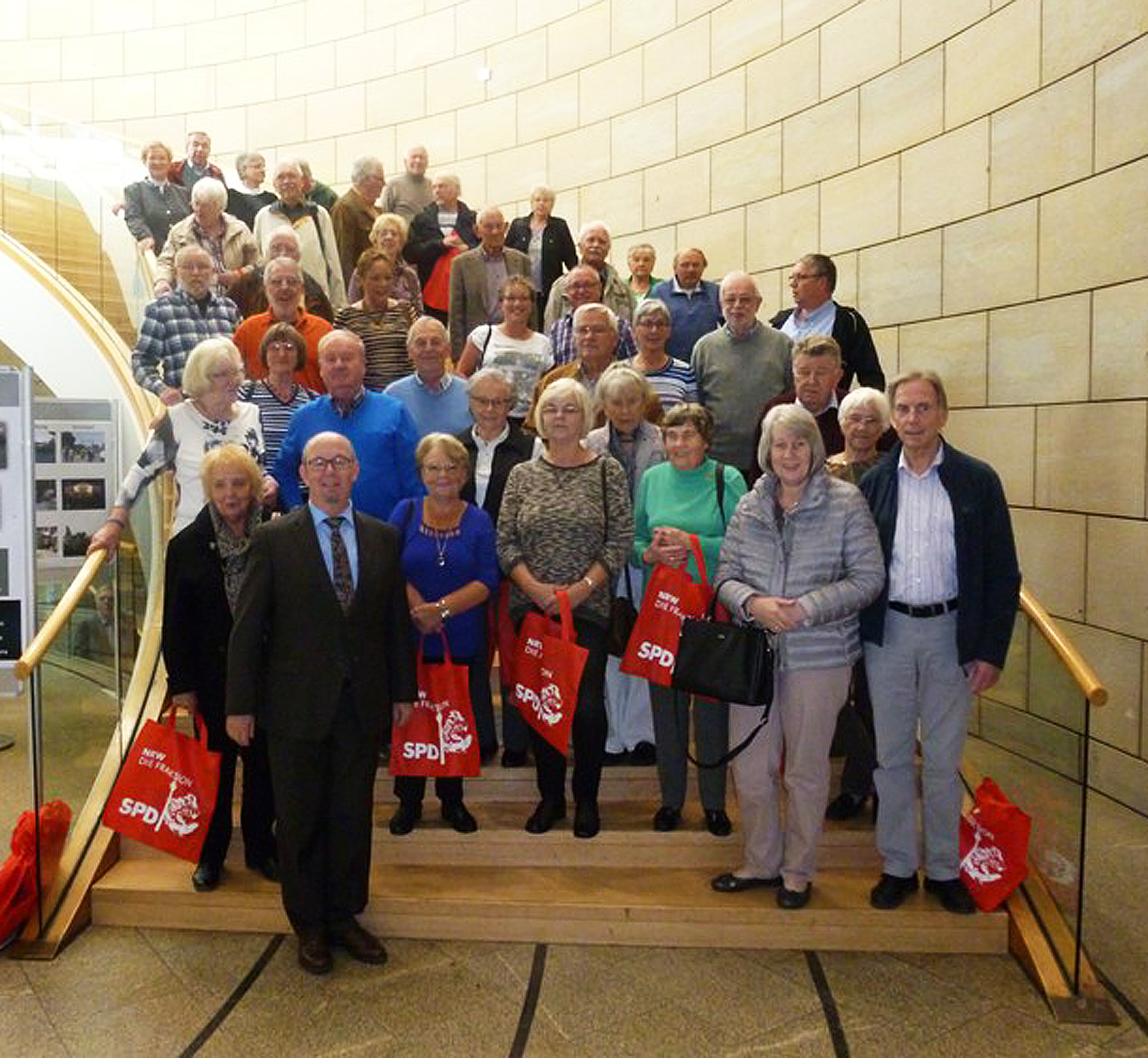 Die Herzsportgruppe des SuS Wesel-Nord in der Landeshauptstadt Düsseldorf
