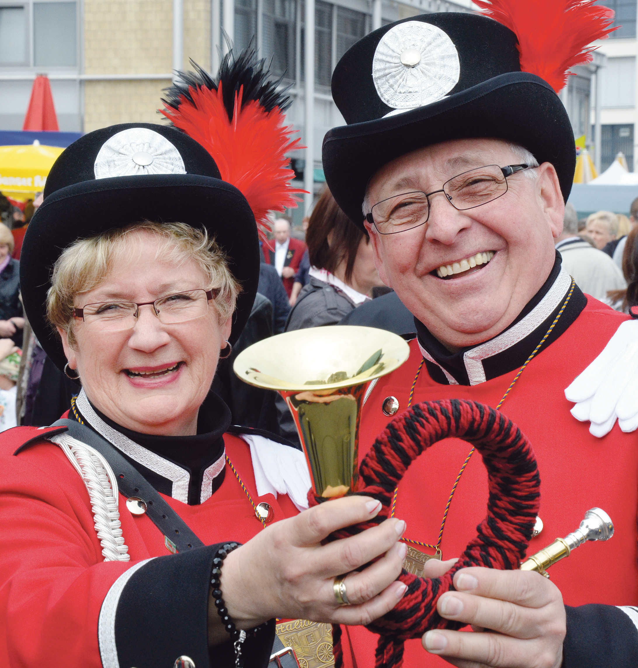 Trudi und Hans-Willi Schäfer bei der Proklamation im April 2013.