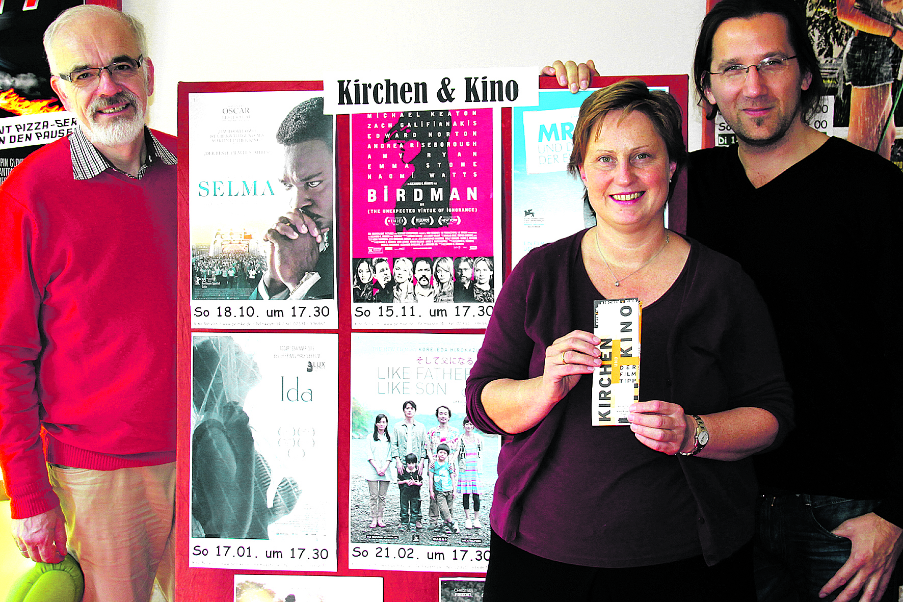 Alle beteiligten des Projektes freuen sich auf viele Besucher im Kino Babylon. Foto: ev. Kirchenkreis Hagen