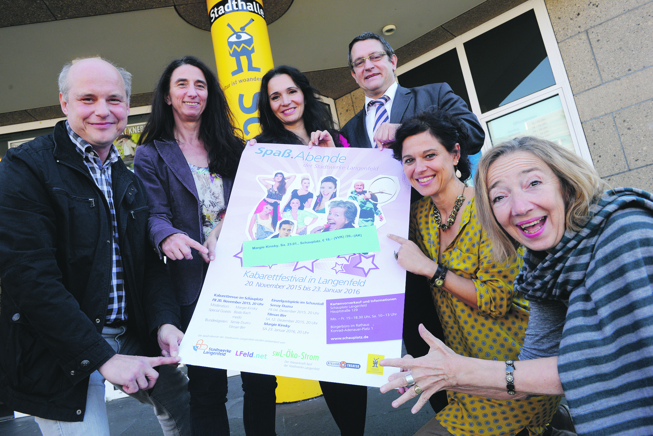 Das Kölner Atelier Theater hat mit Unterstützung der Stadtwerke Langenfeld wieder ein spaßiges und abwechslungsreiches Programm zusammengestellt und präsentiert das Spaß.Abende Festival in Stadthalle und Schaustall. Foto: Michael de Clerque