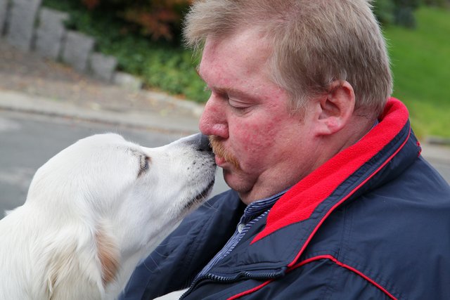 Markus Vogt übt fleißig mit Marly. | Foto: Magalski