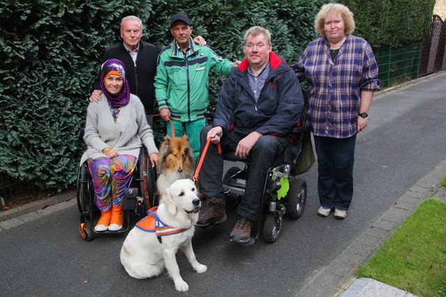 "Team Markus": Filiz Erfurt, Norbert Keil, Mikail Erfurt und Petra Erfurt unterstützen den Lüner. | Foto: Magalski