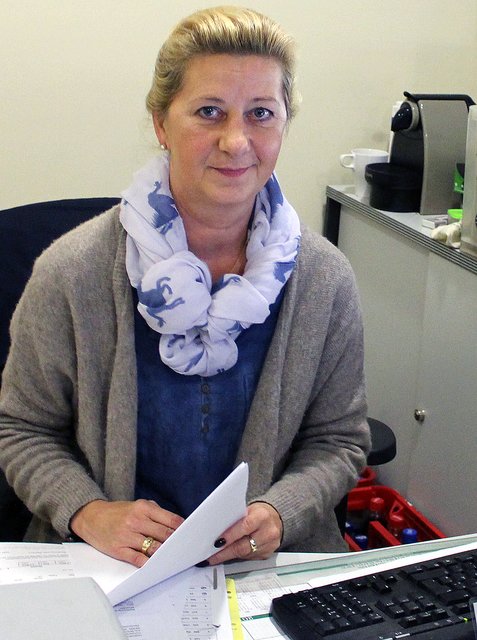 Gabi Hollmann-Steinebach vom Turnierservice