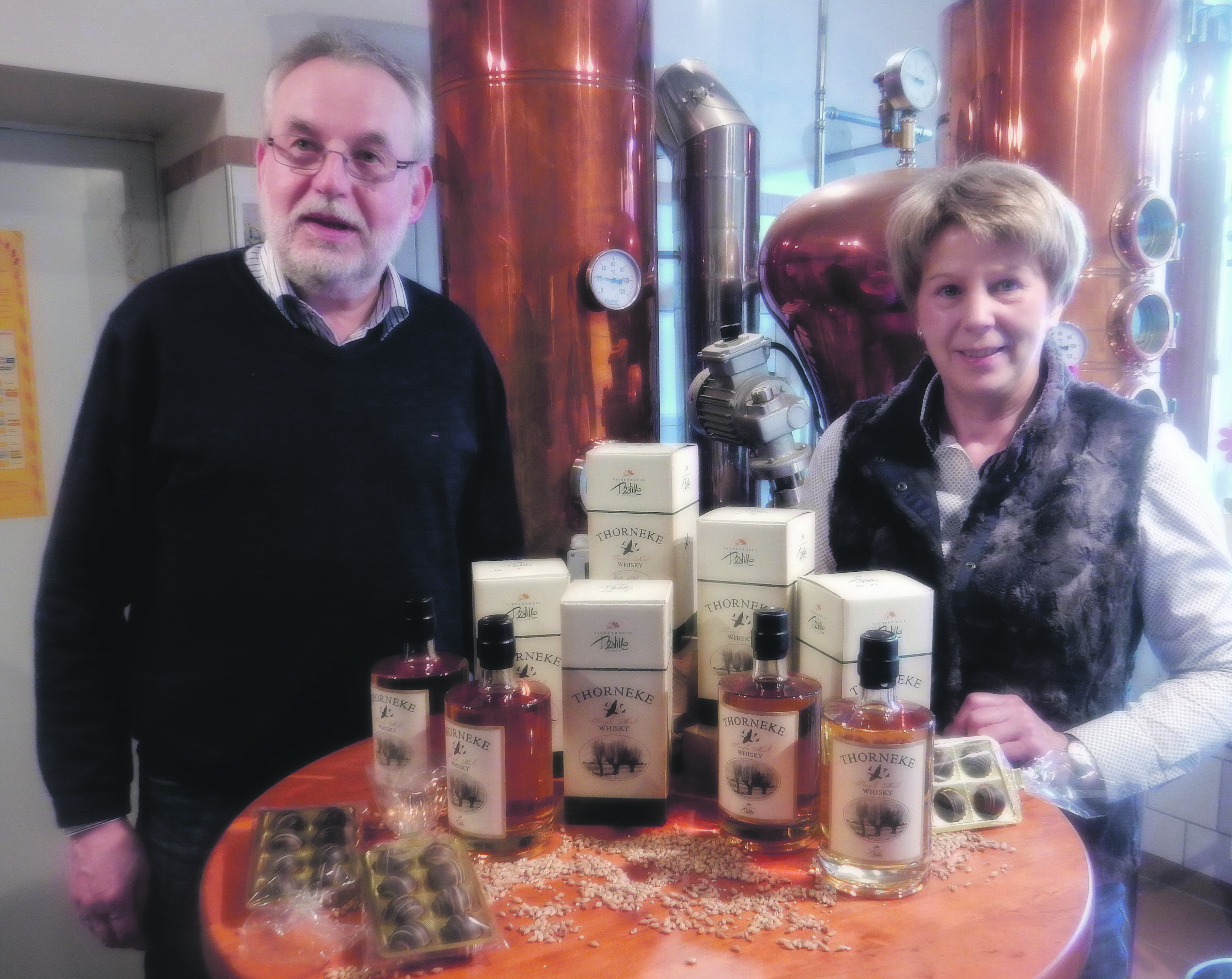 André und Ingeborg de Schrevel sind stolz auf die gelungene Kreation.