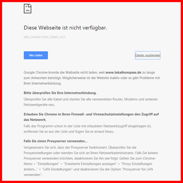 Screenshot am 21.11.2015, 09.20 Uhr.