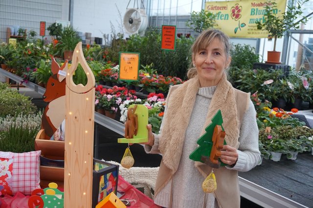 Stephanie Leuschner-Knop betreute den WFB-Stand am 2. Tag.