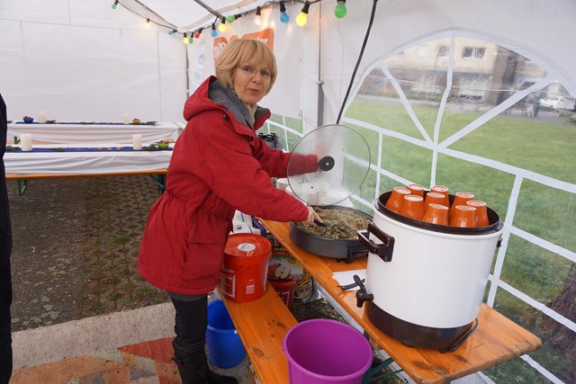 Grünkohl hatte der Richrather Sportverein RSV08 zubereitet.