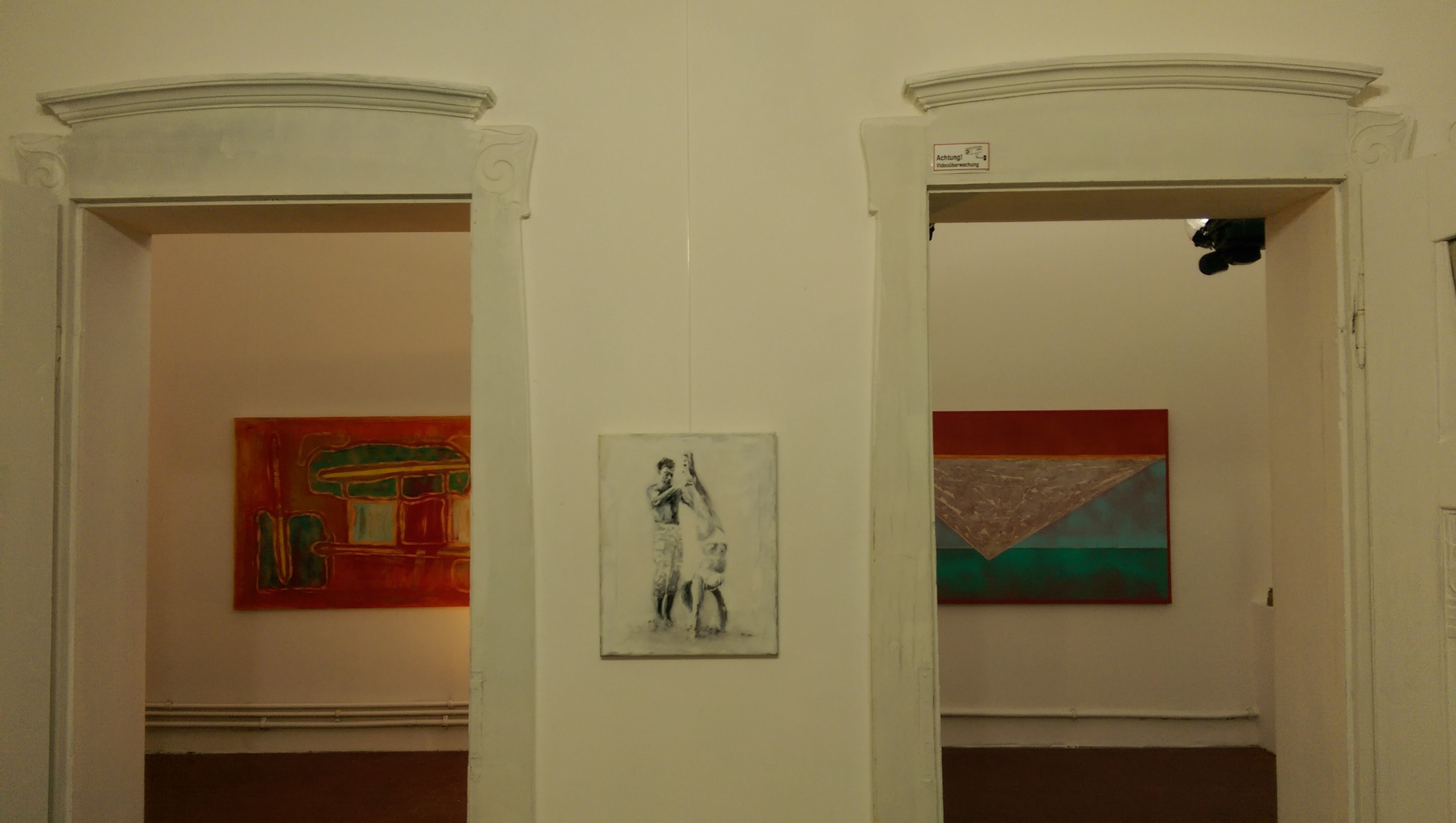 Lukas Benedikt Schmidt Titel: GLEICHGEWICHT, Öl auf Leinwand (Ausstellung Galerie an der Ruhr, Ruhrstr. 3, MH)
