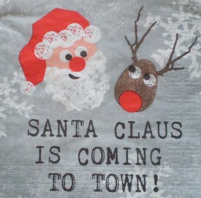 ...einer meiner diesjährigen Servietten ...