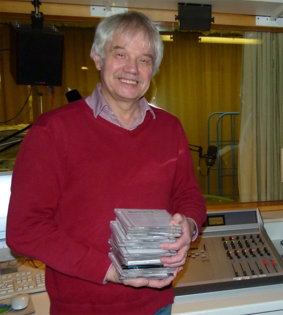 Michael Winkler, Mitbegründer des Ruhrstadtstudios Witten 1976. Damals hieß es Krankenhausfunk Witten.