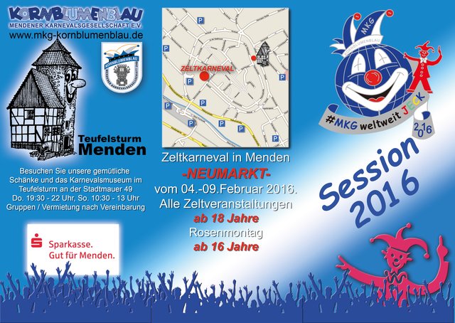 Foto: Kornblumenblau Mendener Karnevalsgesellschaft E.V.