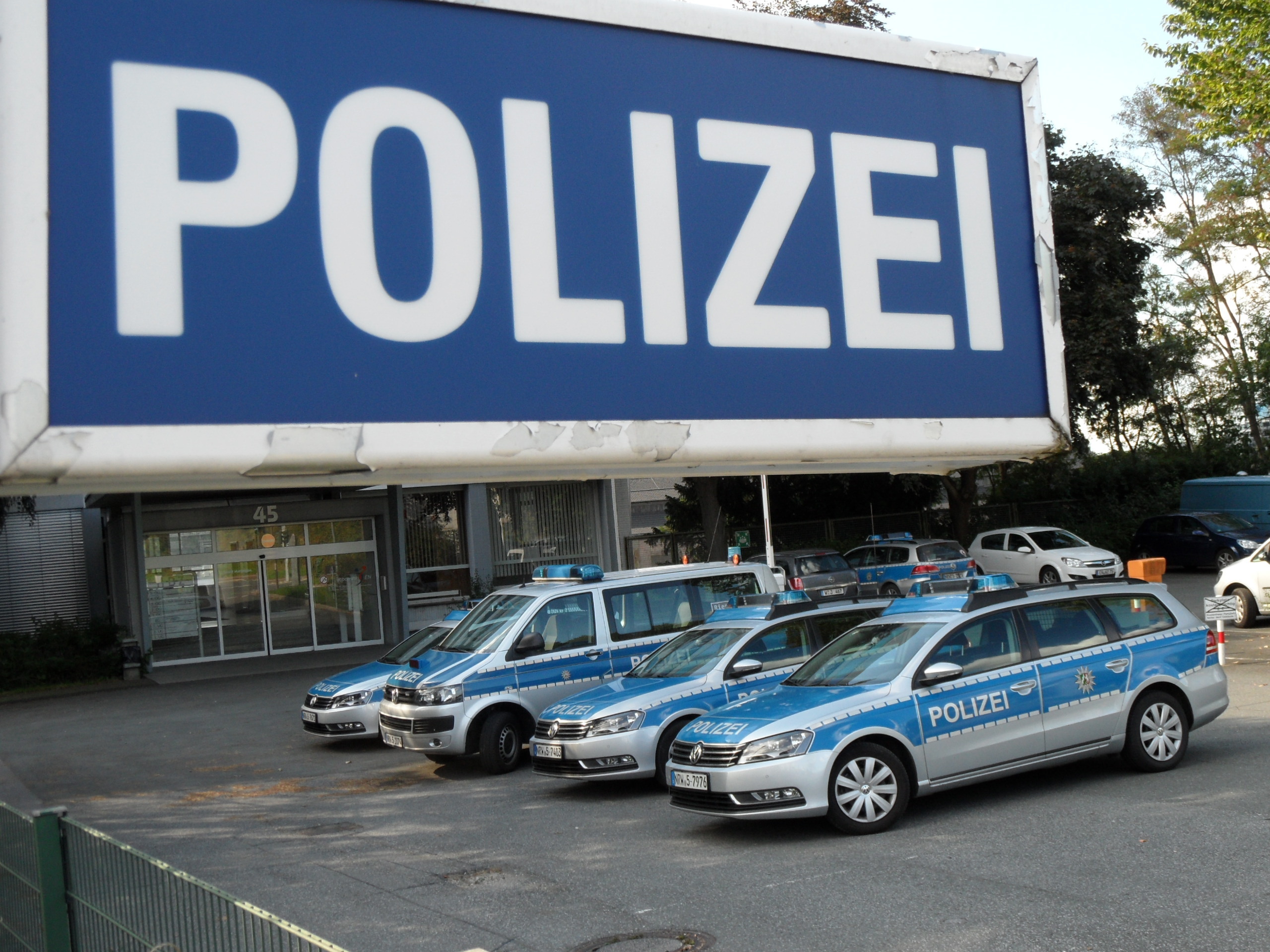 Sondereinsatz der Polizei