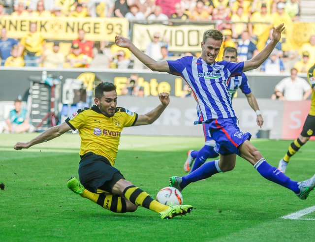 Viele packende Szenen, aber kaum Torchancen: Der BVB musste sich im Spitzenspiel bei Hertha BSC mit einem 0:0 begnügen und verpasste es, den Abstand zum FC Bayern München zu verringern.