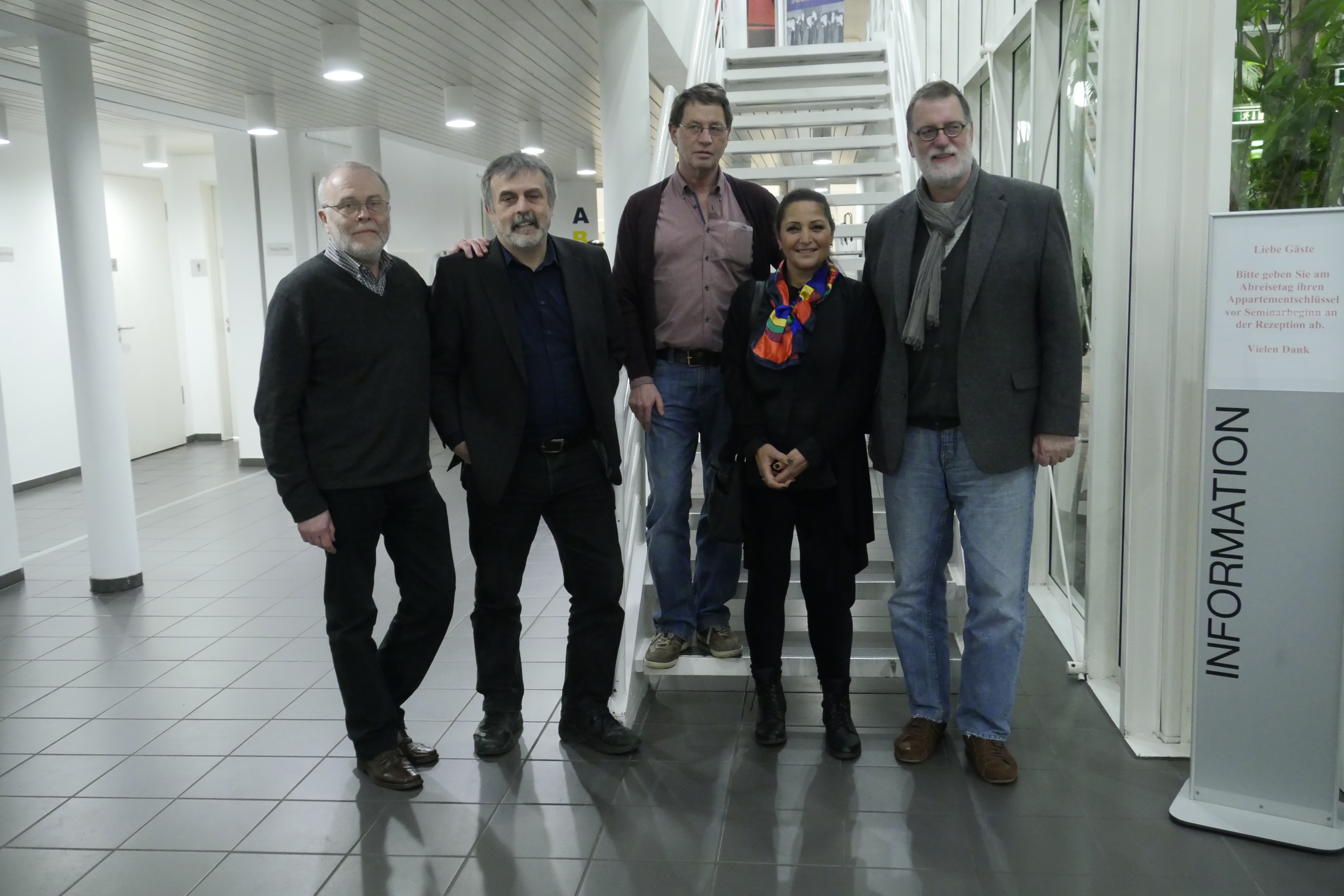 Michael Metzner, Karl Schwers, Heinz Spütz, Serap riedel, Wolfgang Mamok (v.l.)