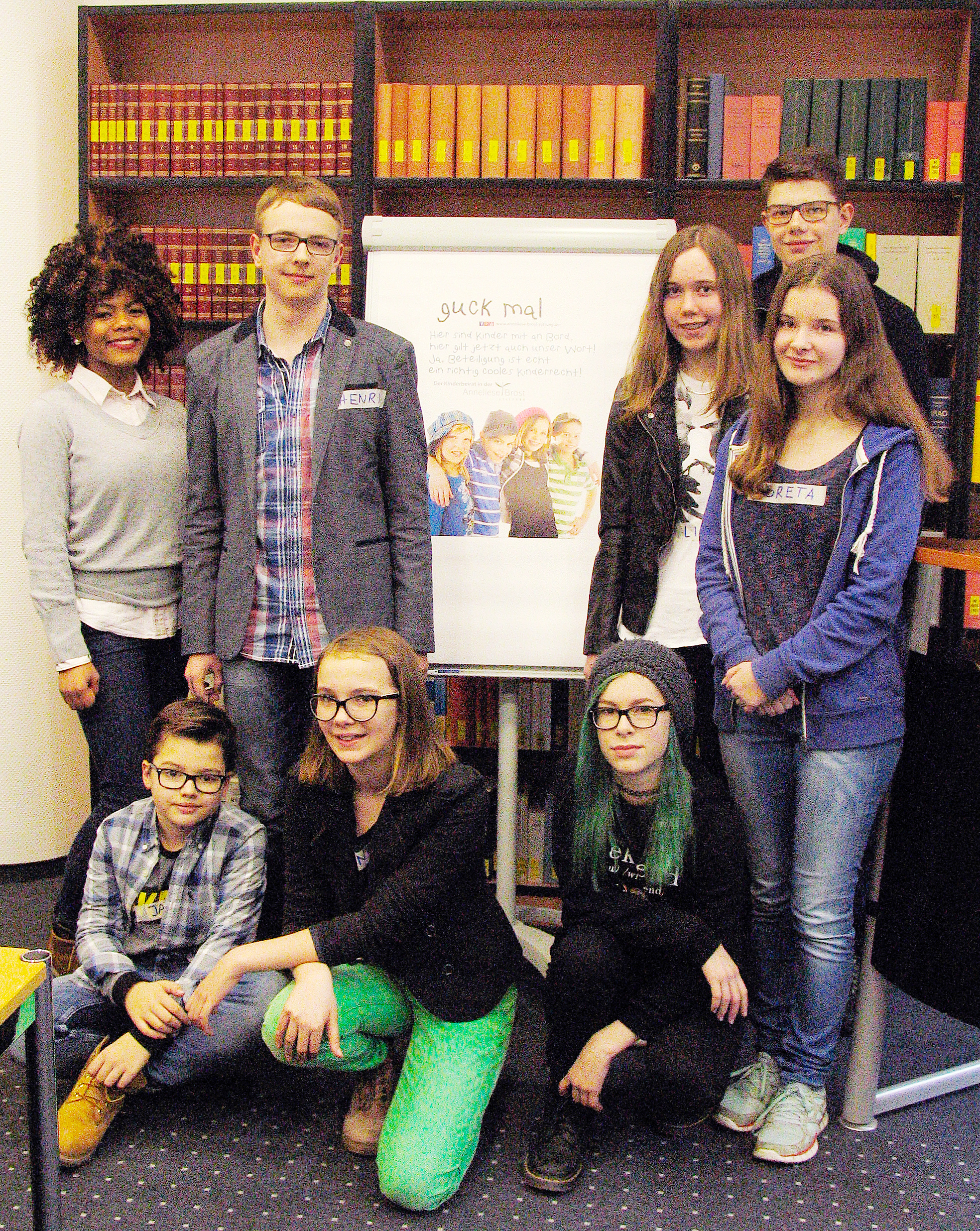 In den Räumen der Anneliese Brost-Stiftung in der City trifft sich mehrfach im Jahr der Kinderbeirat.