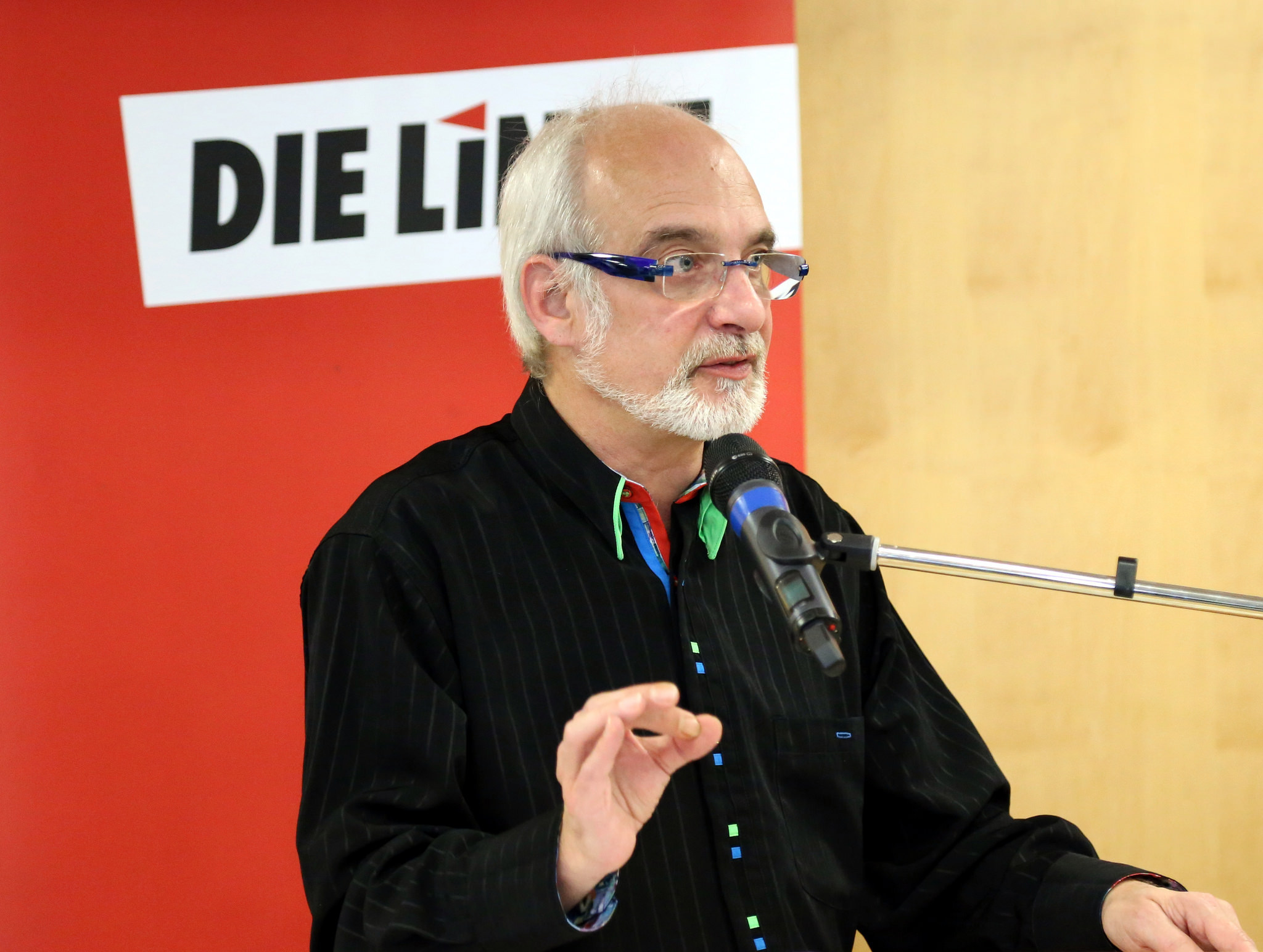 LINKEN-Kreisvorsitzender Günter Blocks betont: „Jetzt kommt es vor allem darauf an, deutlich zu machen, dass die AfD in erster Linie für sozialen Kahlschlag und ein reaktionäres Familien- und Frauenbild steht.“