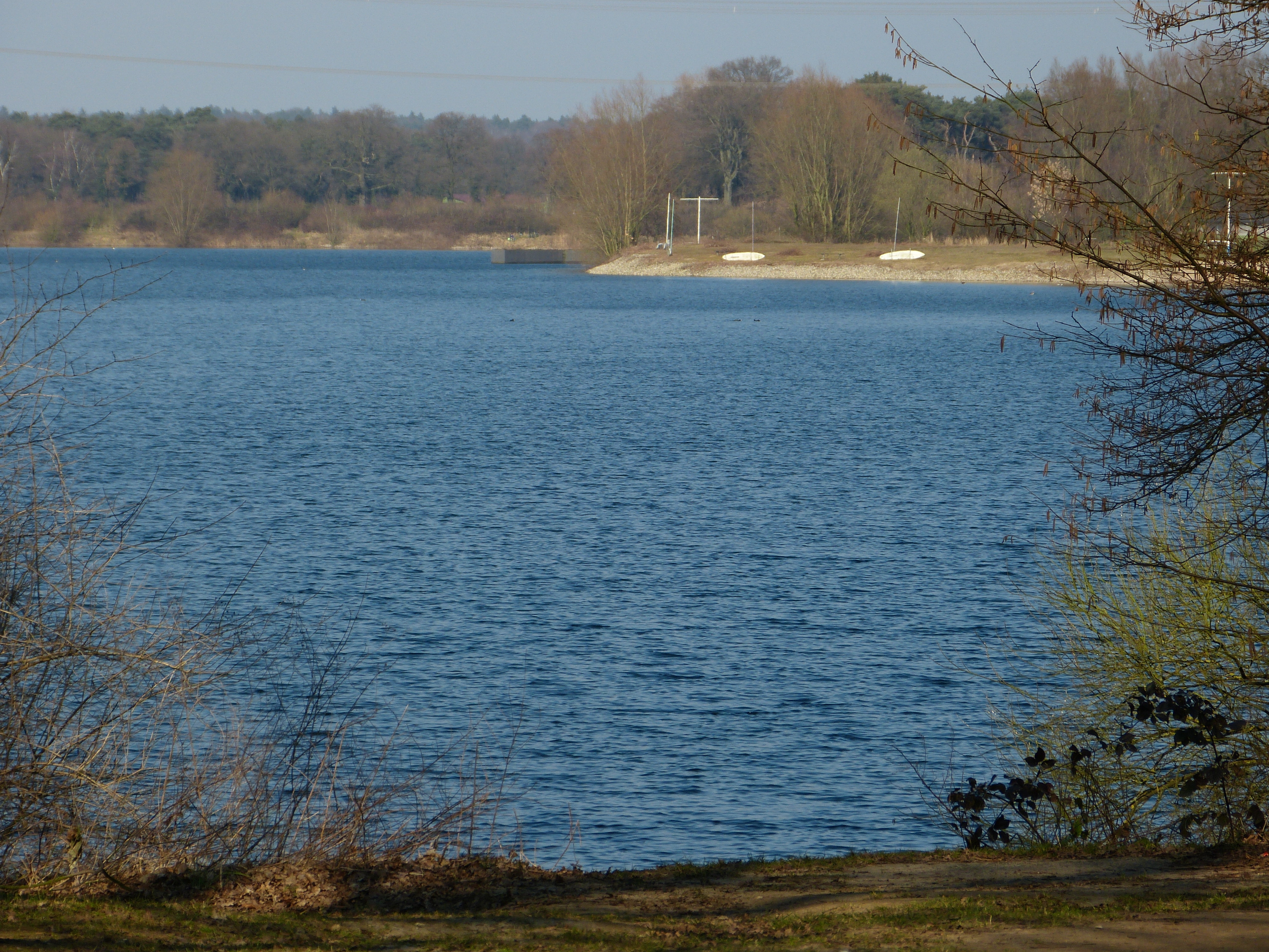 erster Blick auf den See