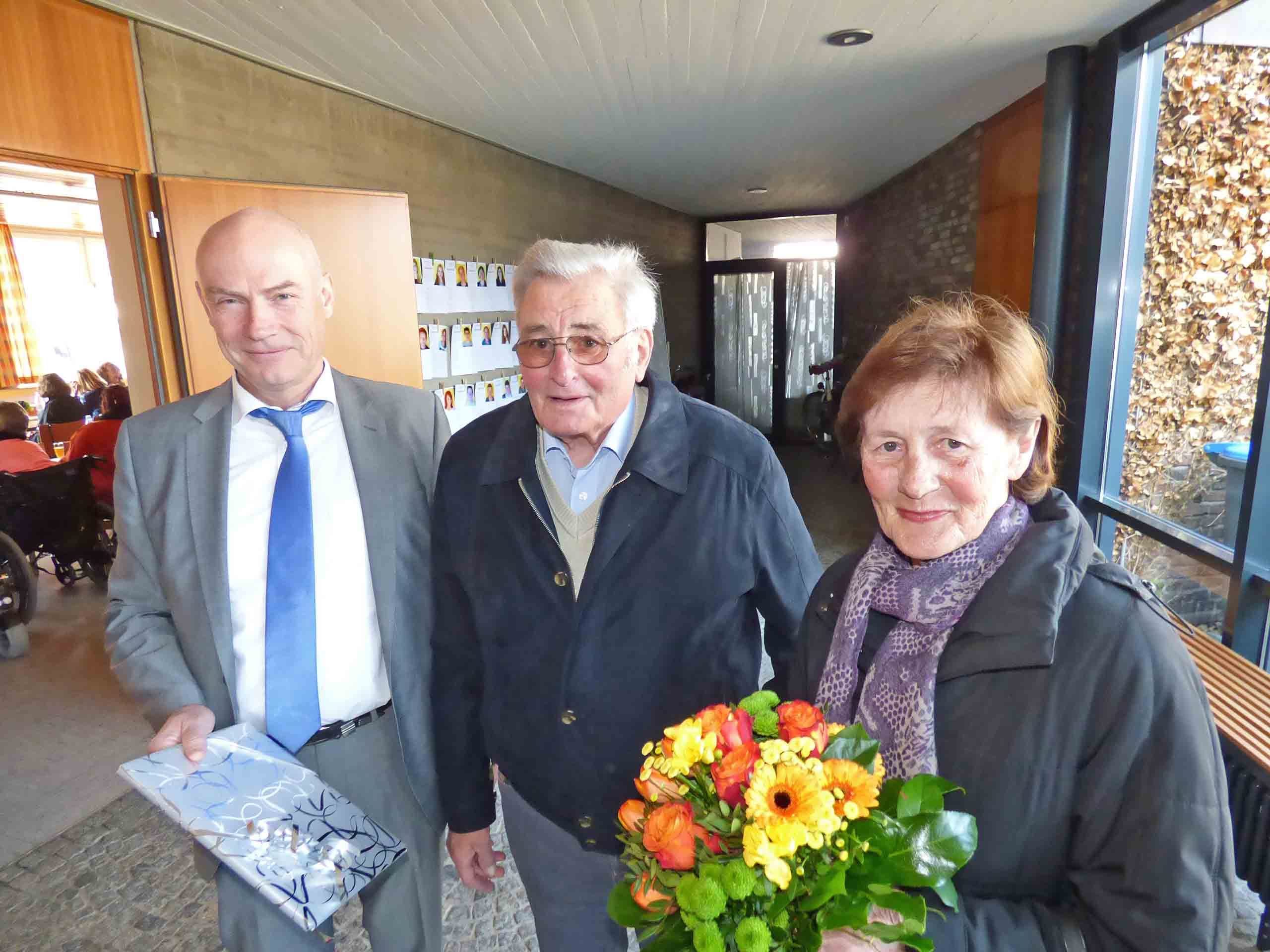 Peter Heß, stellvertretender Bürgermeister, Heinz Bienen-Scholt, Maria Bienen-Scholt