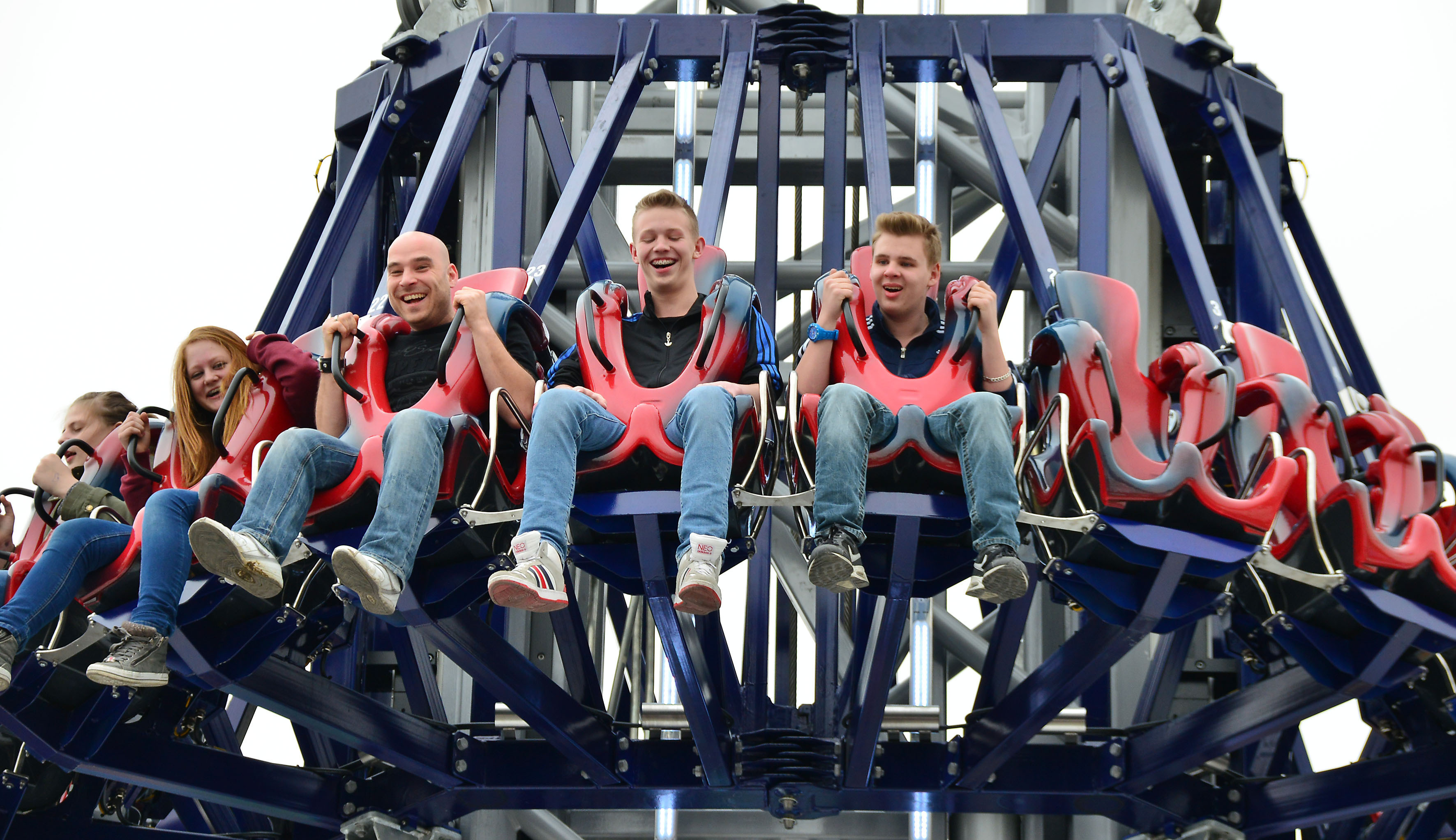 Hier geht es hoch her: Die Palmkirmes in Recklinghausen