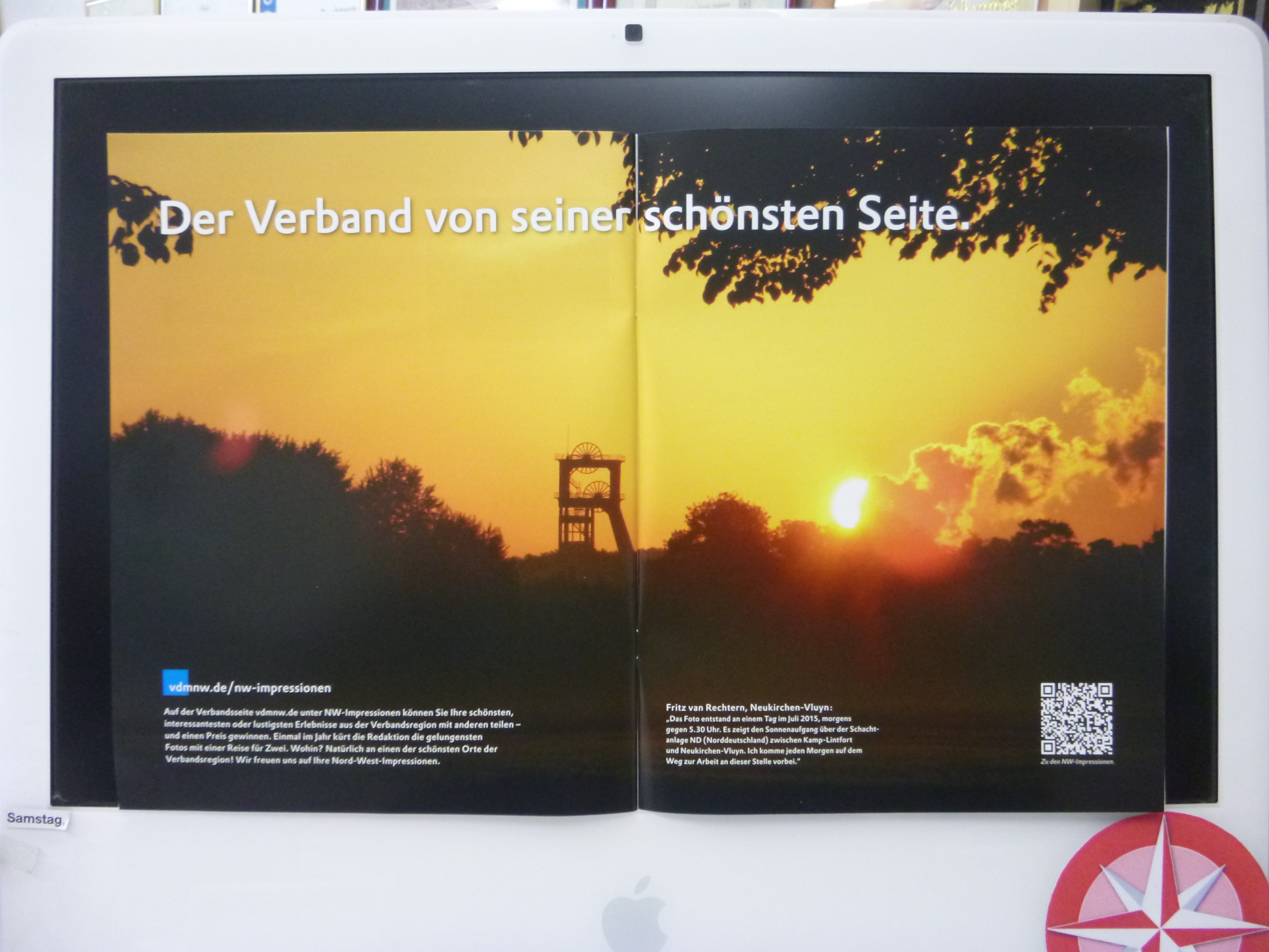 Bilddoppelseite im DIN A 4 - Heft Nummer 1 des Jahres 2016.