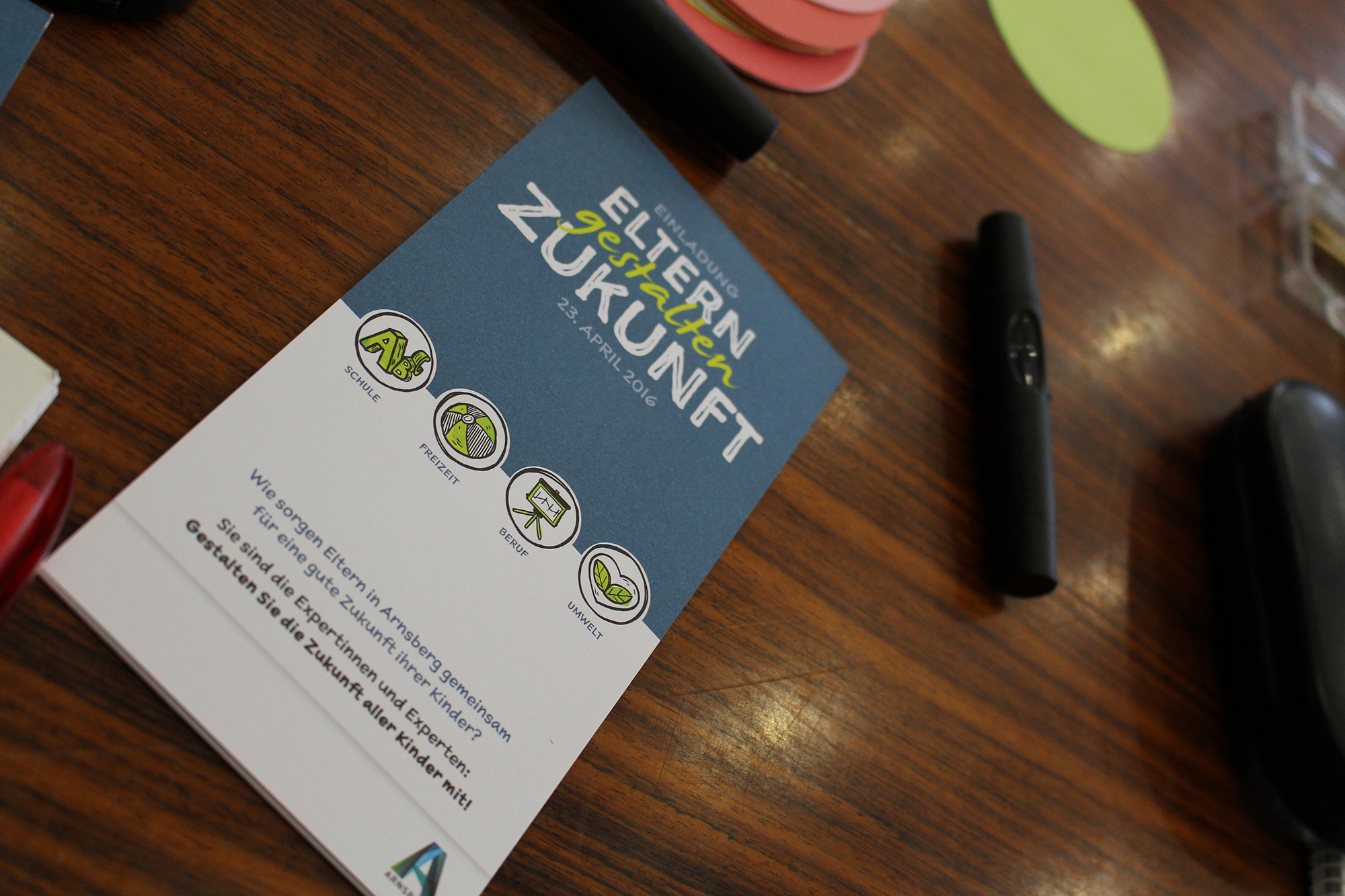 "Eltern gestalten Zukunft" - am Samstag, 23. April, 10 bis 17 Uhr. Anmeldungen per Mail an bildung@arnsberg.de bis zum 6. April. Foto: Thora Meißner