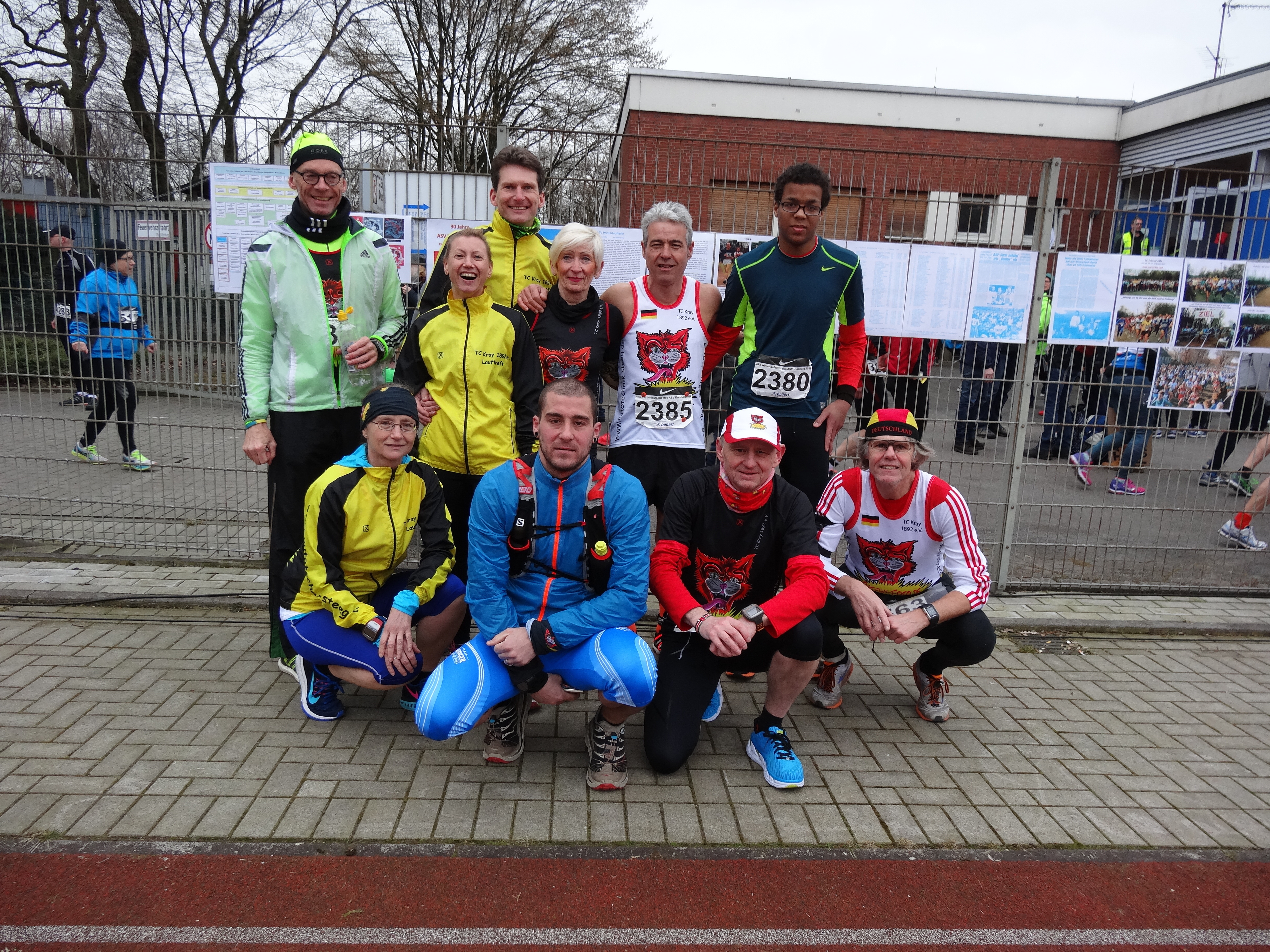 Die Krayer vor dem Start