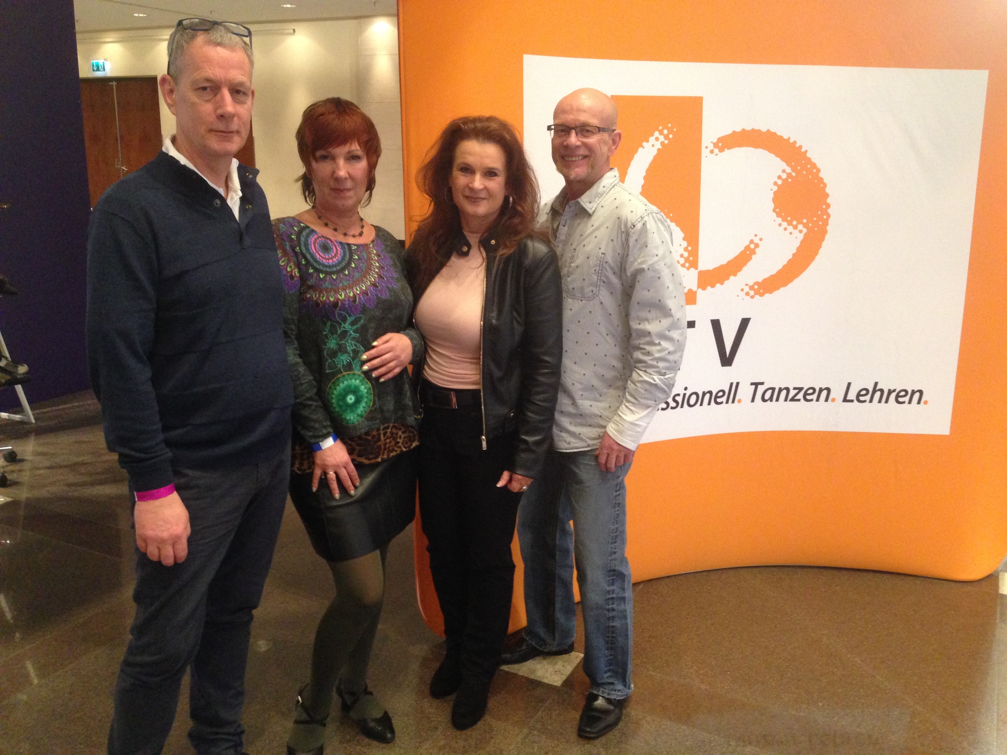 v.l.Franz Jansen,Renate Varwick, Martina Jansen, Mike Daxenberger