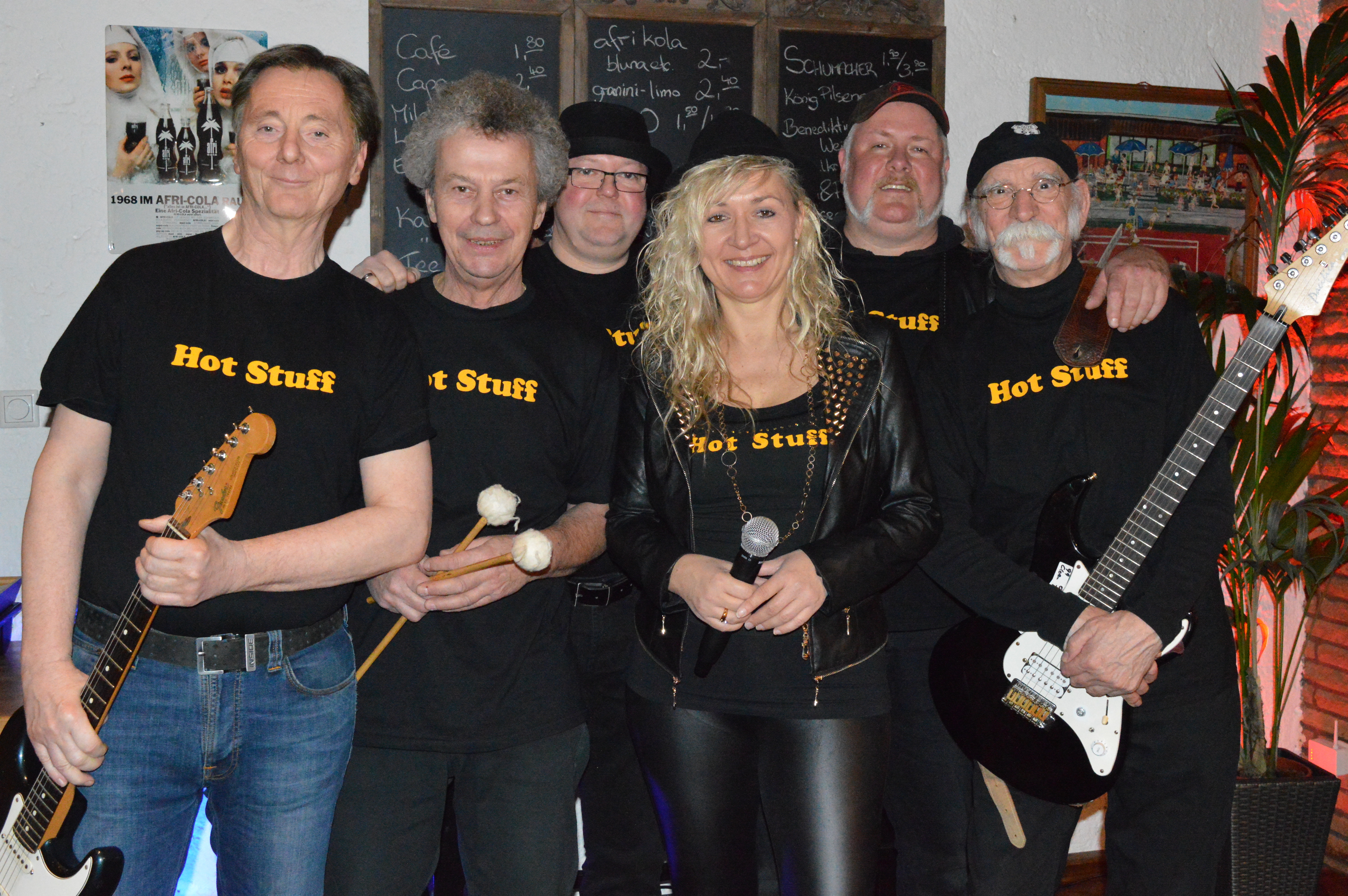Hot Stuff tritt beim Hildener Oldie Festival auf...