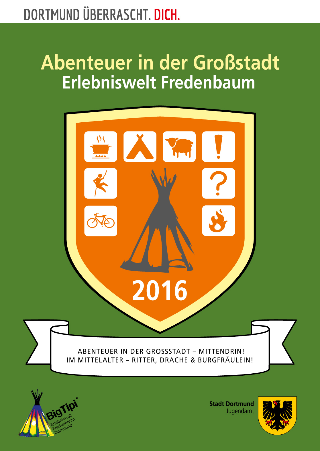 Diverse Flyer informieren über das neue Programm.