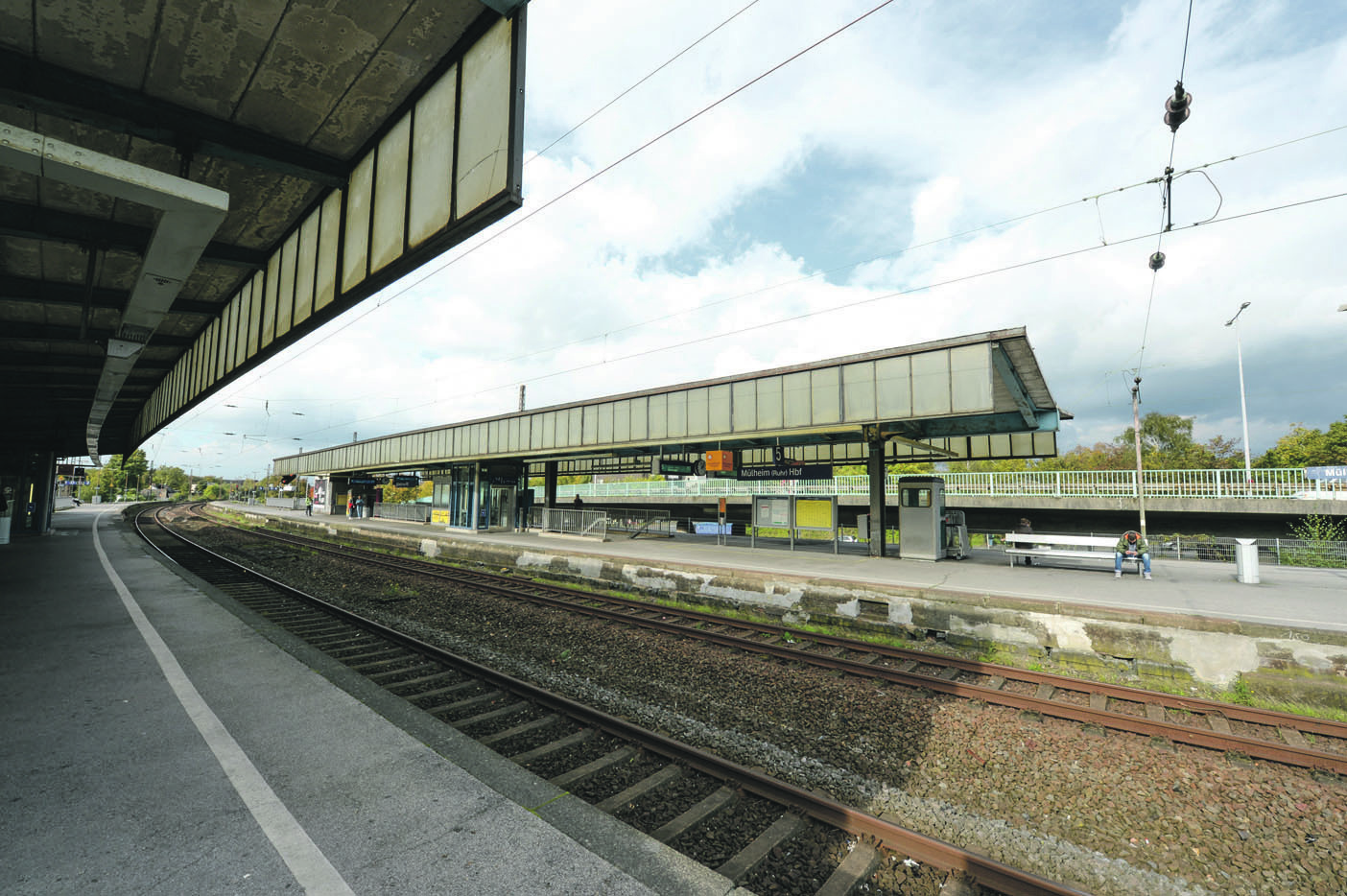 Der Mülheimer Bahnhof wird gerade nicht angefahren