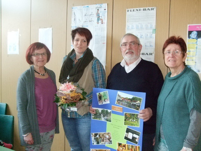 Die 2. Vorsitzende Wilma Cramer, Katja Höper, Manfred und Marlene Filipponi.