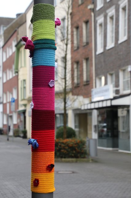 Guerilla Knitting Thema