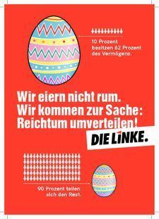 Ostern 2016: Eier verteilen - Reichtum umverteilen.
