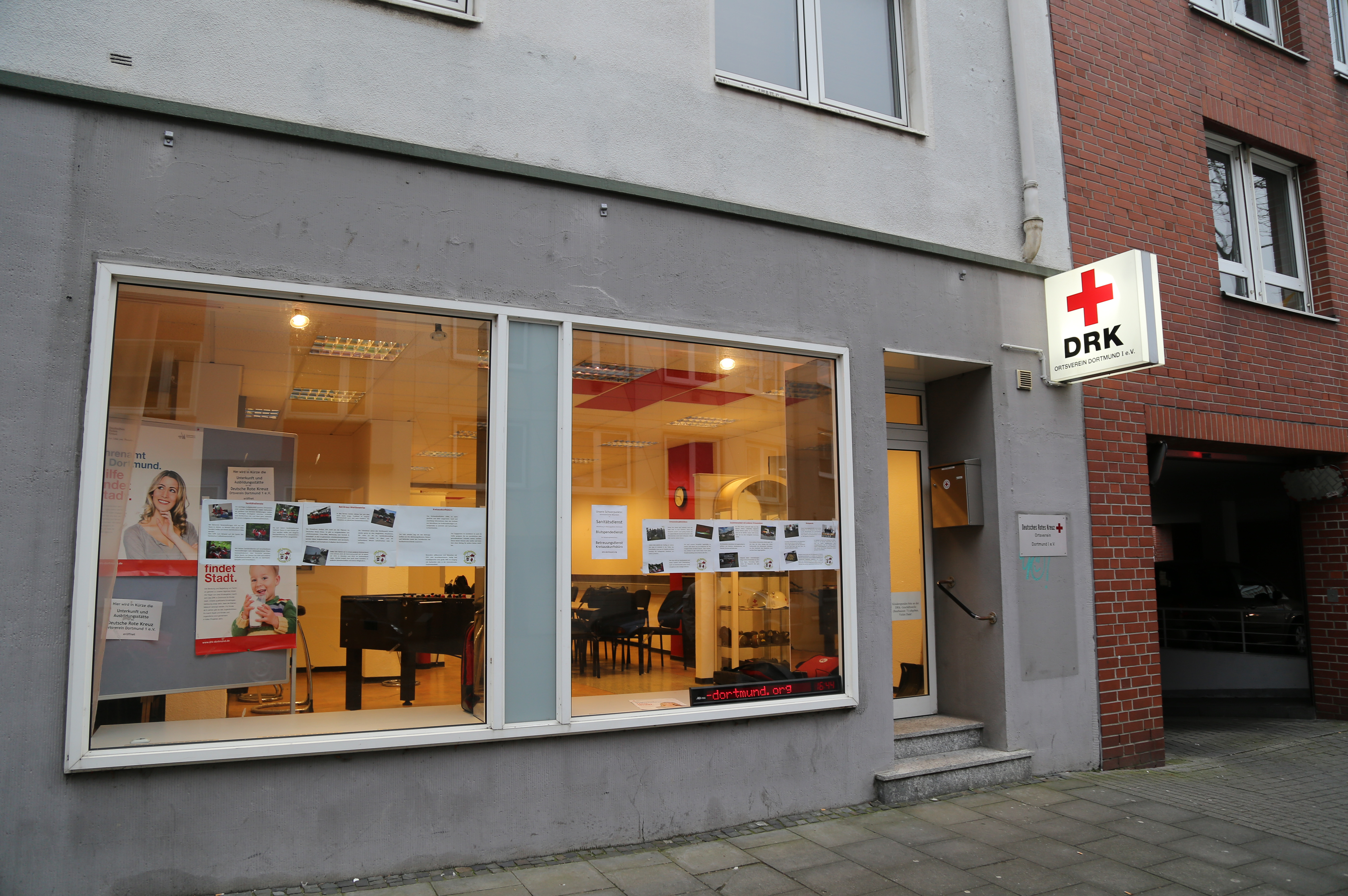Die neue Heimat der Deutschen Roten Kreuzes in der Gutenbergstraße.
