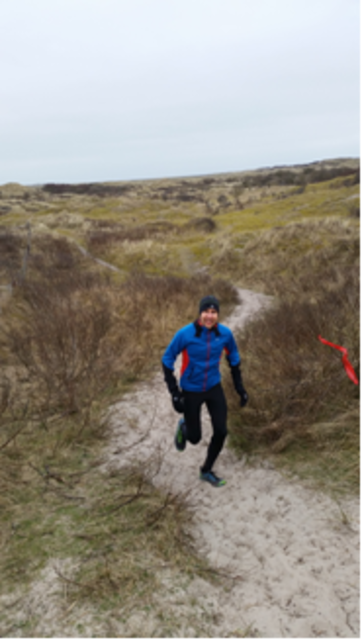 Jens Meyer beim Ultralauf auf Ameland