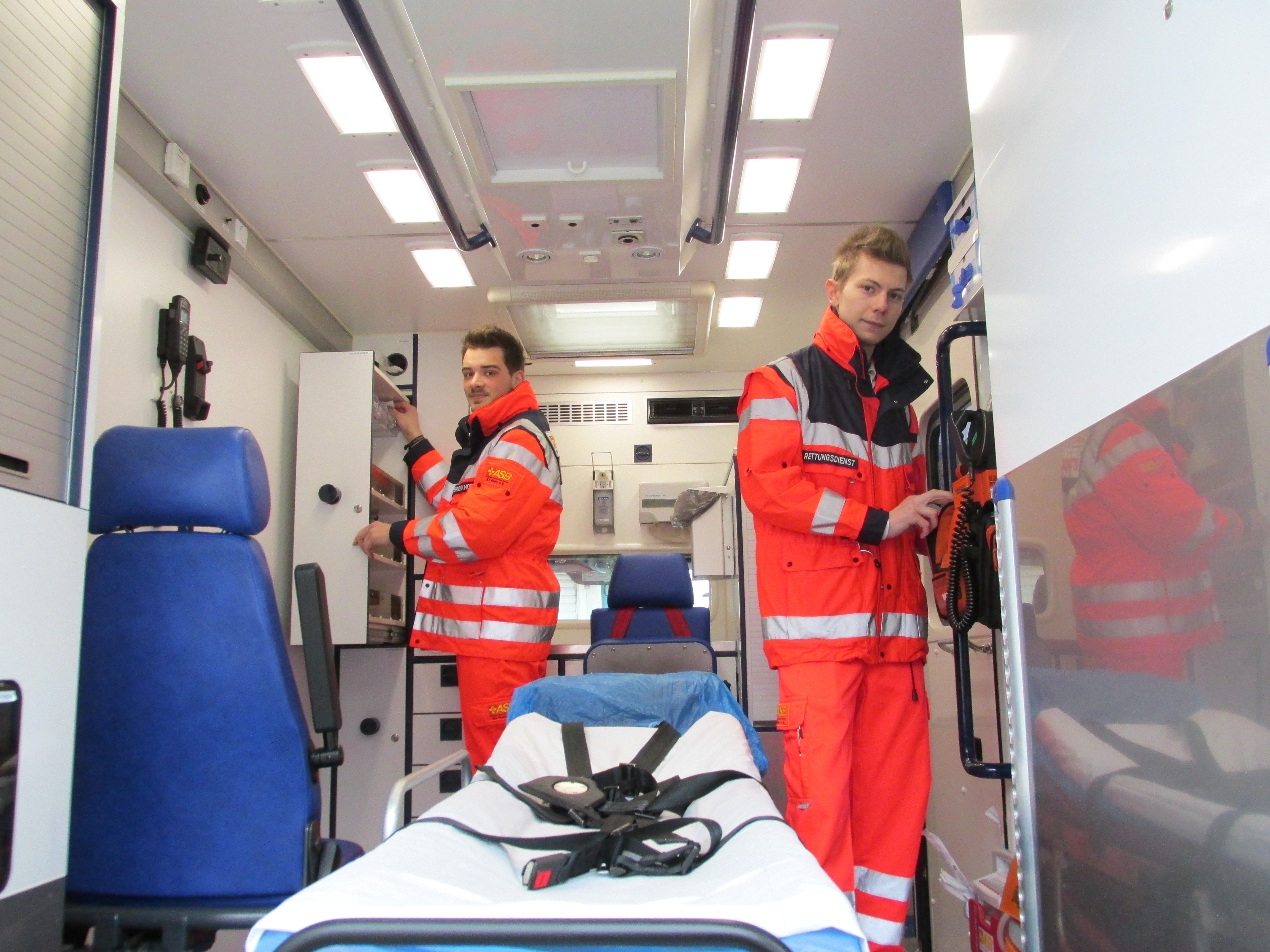 Der Rettungsdienst des ASB Regionalverbandes Ruhr e. V. ist stets einsatzbereit.